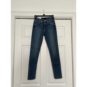 Joe’s The Icon Mid Rise Skinny Ankle Jeans Medium Blue Wash Sz 24  $179